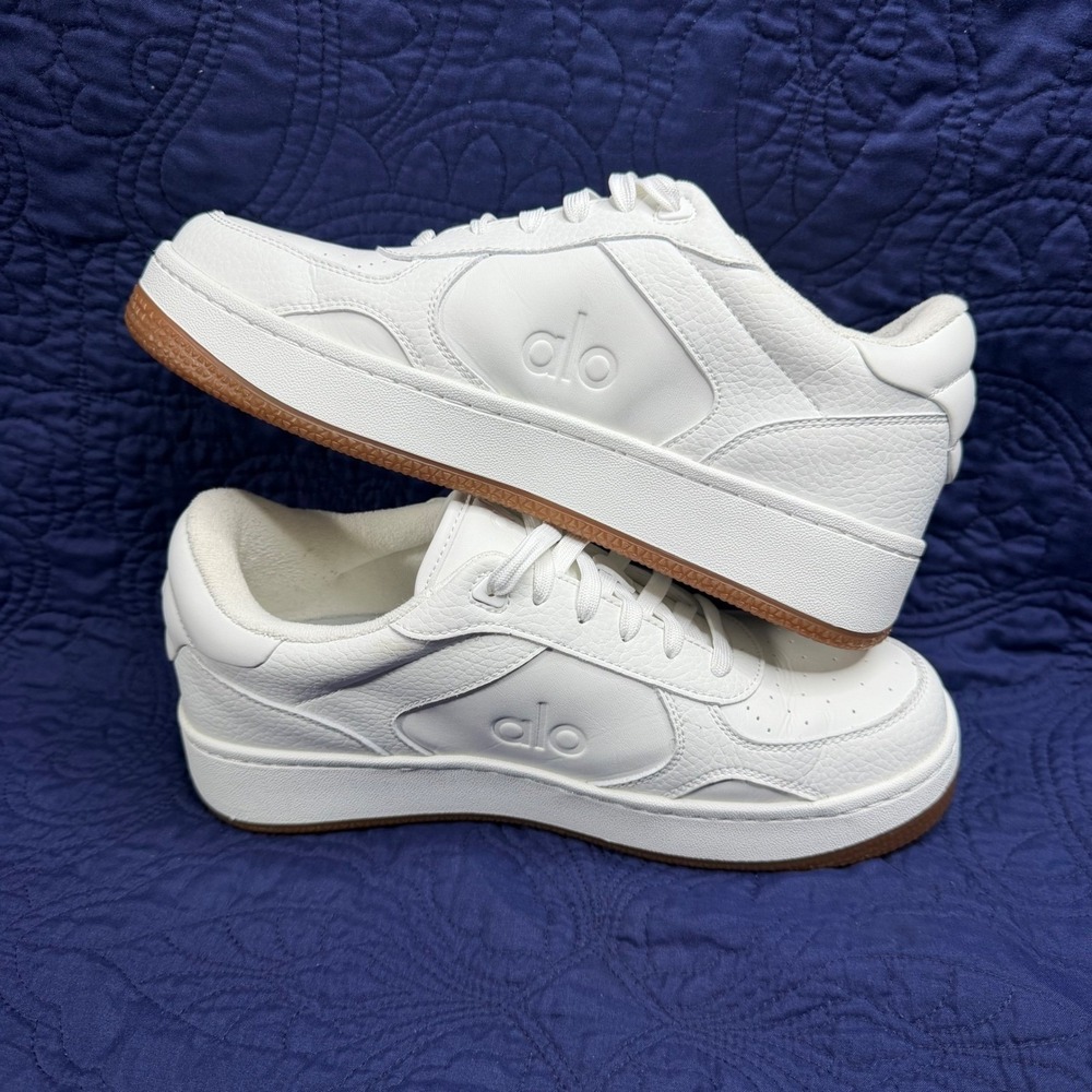 Alo Yoga Recovery Mode Sneaker White Low Top W 9.5 M 8 Unisex Modern Steetwear
